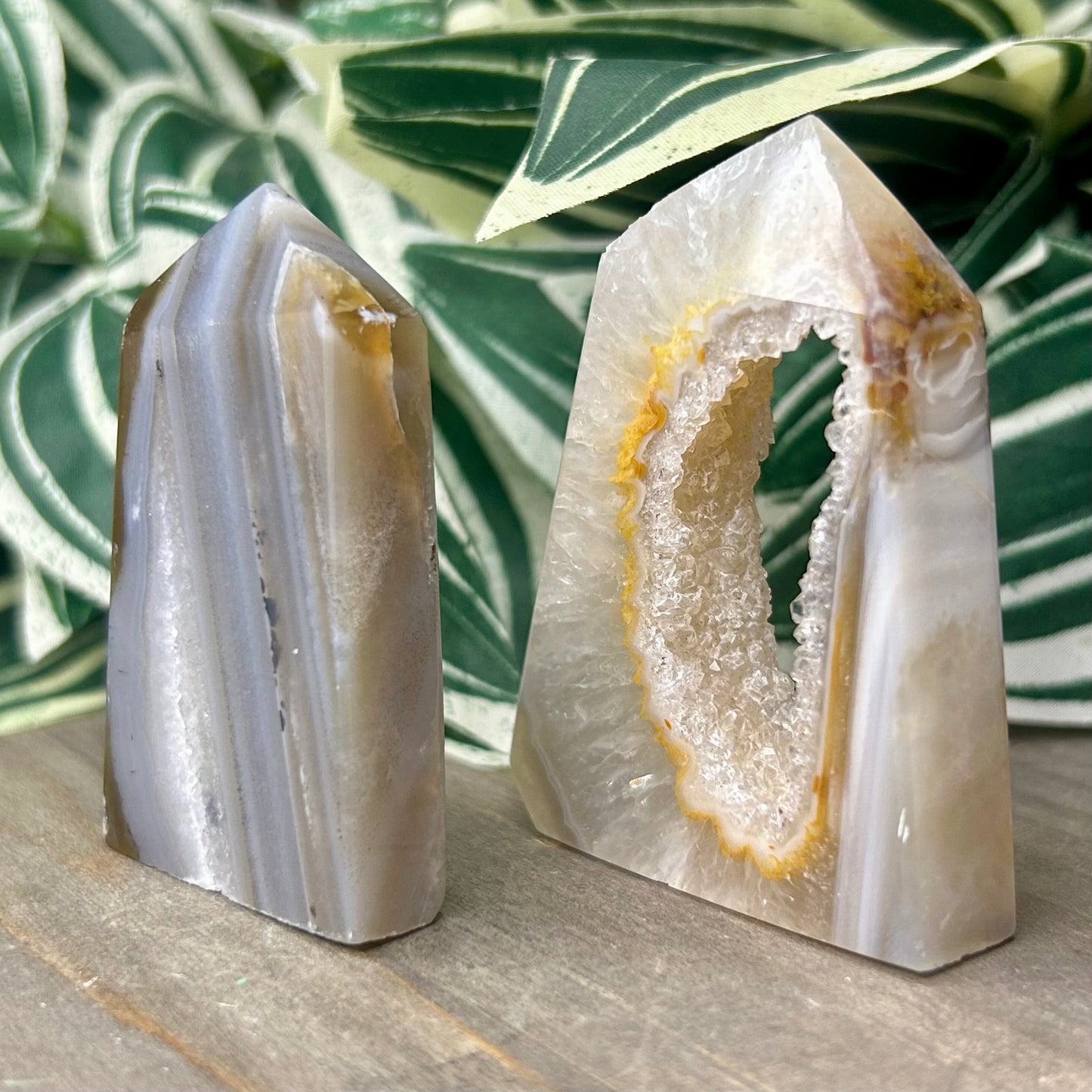 druzy agate tower