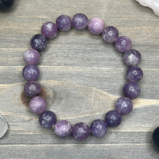 lepidolite bracelet