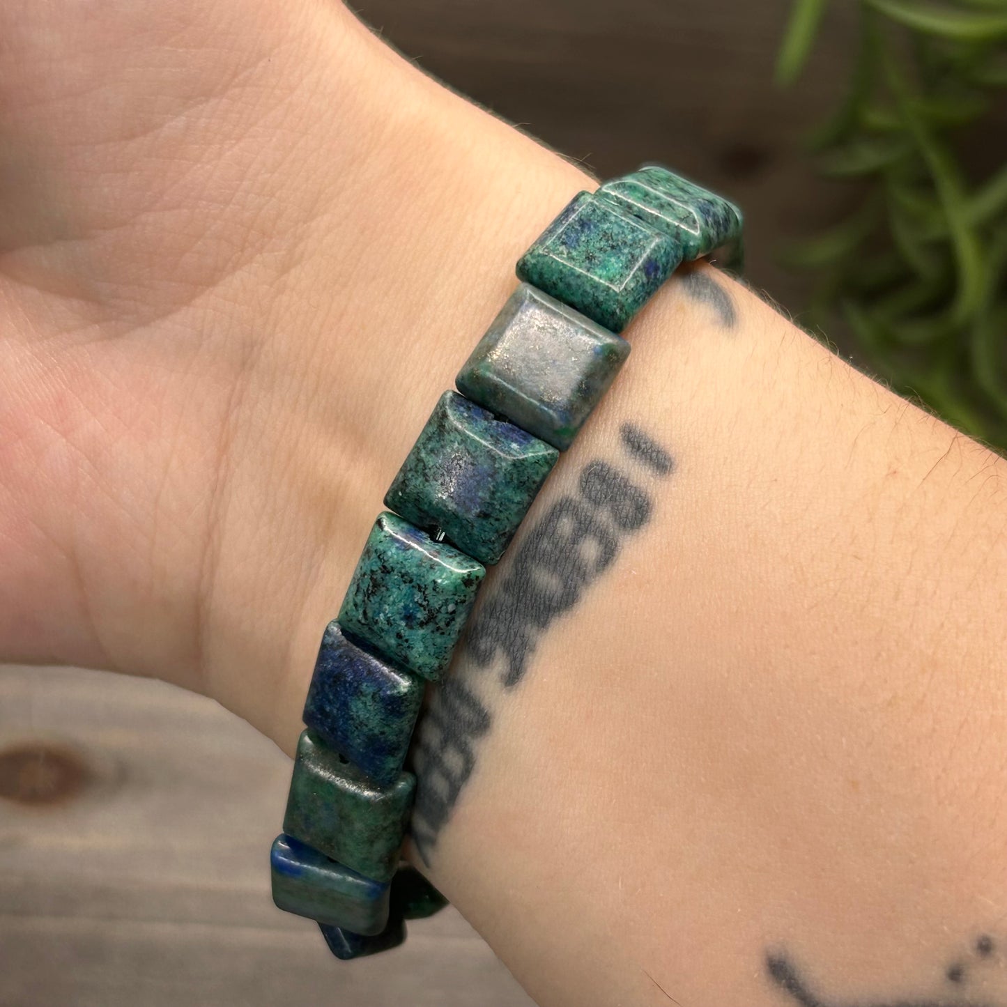 chrysocolla bracelet