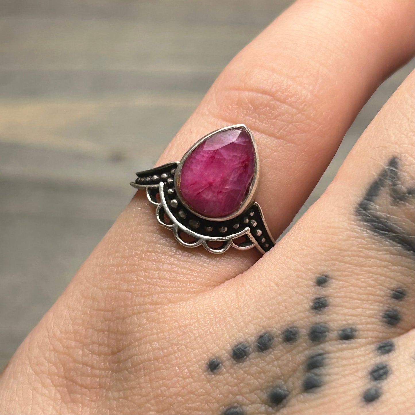 ruby ring (sz 5)