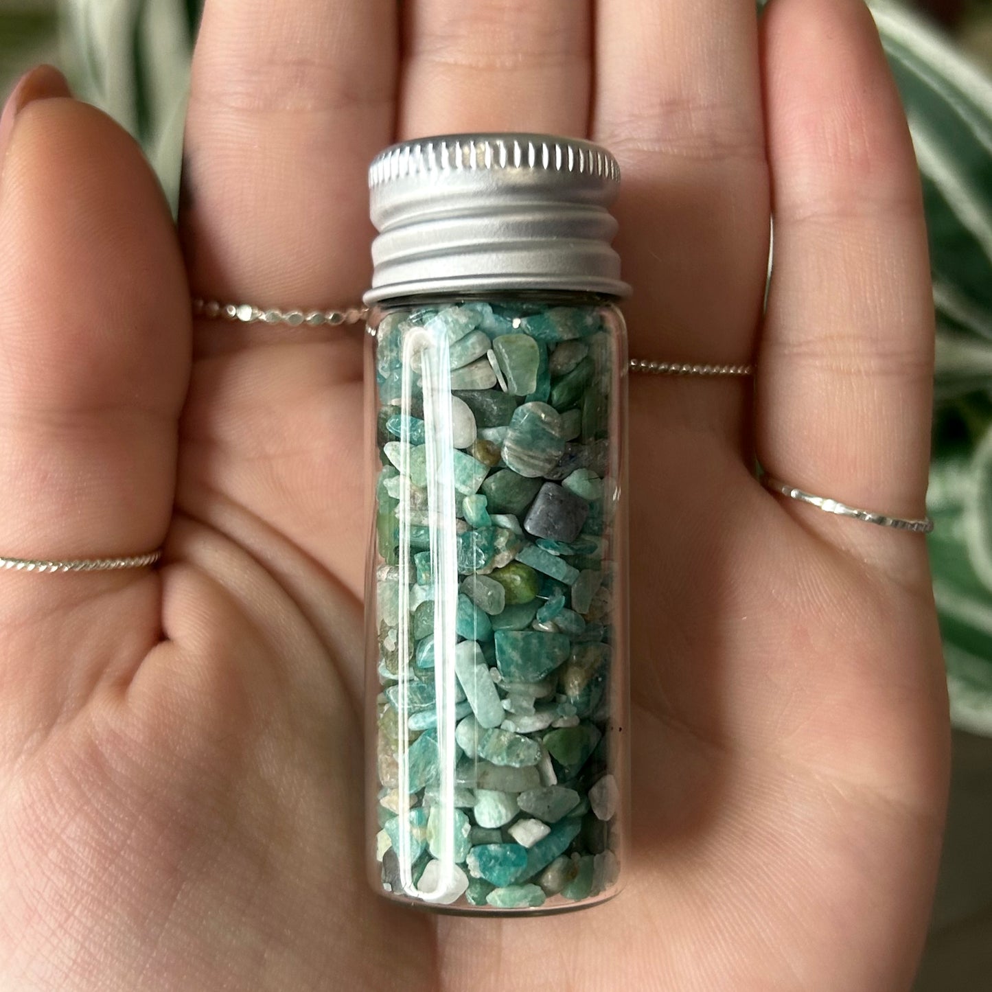 amazonite chip bottle