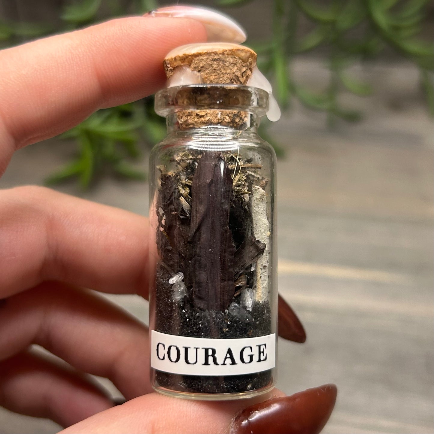 courage spell jar