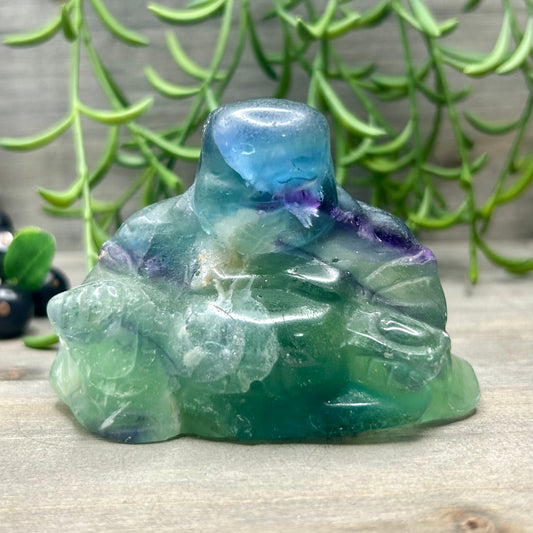 large fluorite buddha