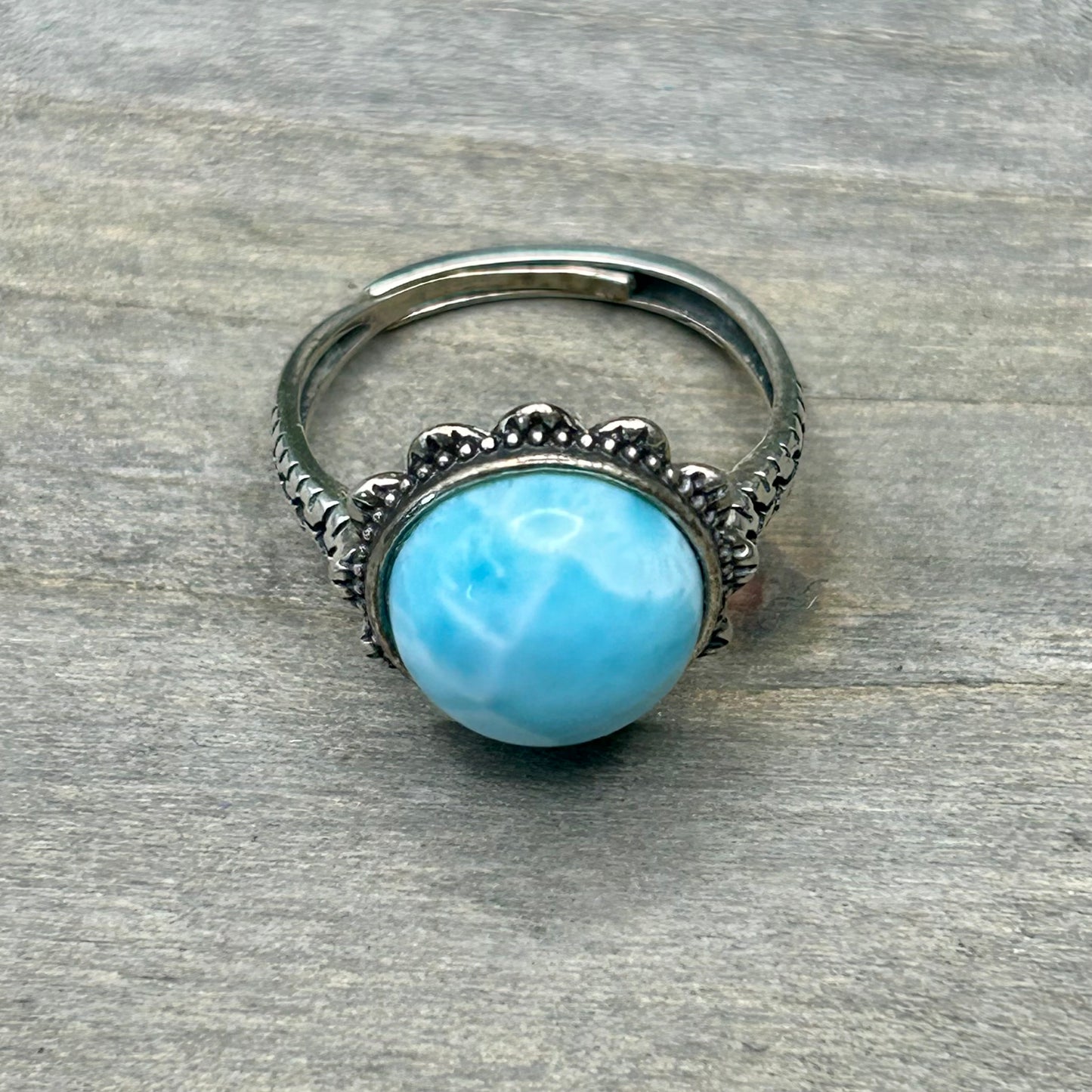 larimar ring (S925)