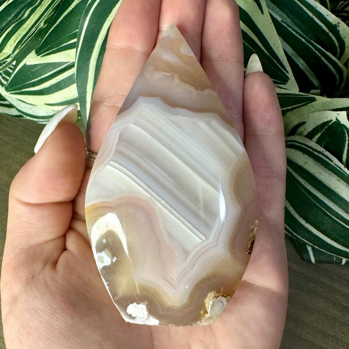 flower agate freeform