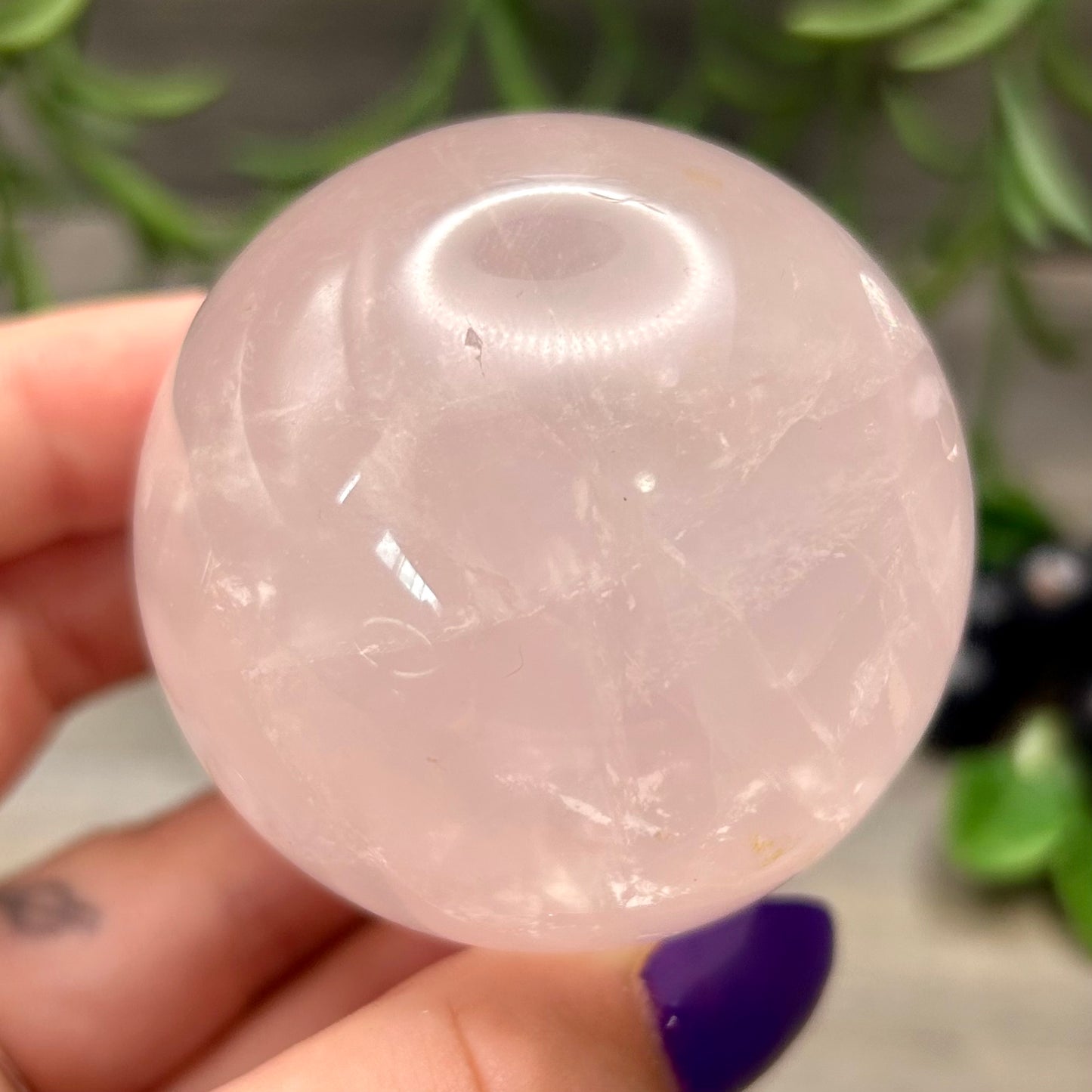 rose quartz sphere