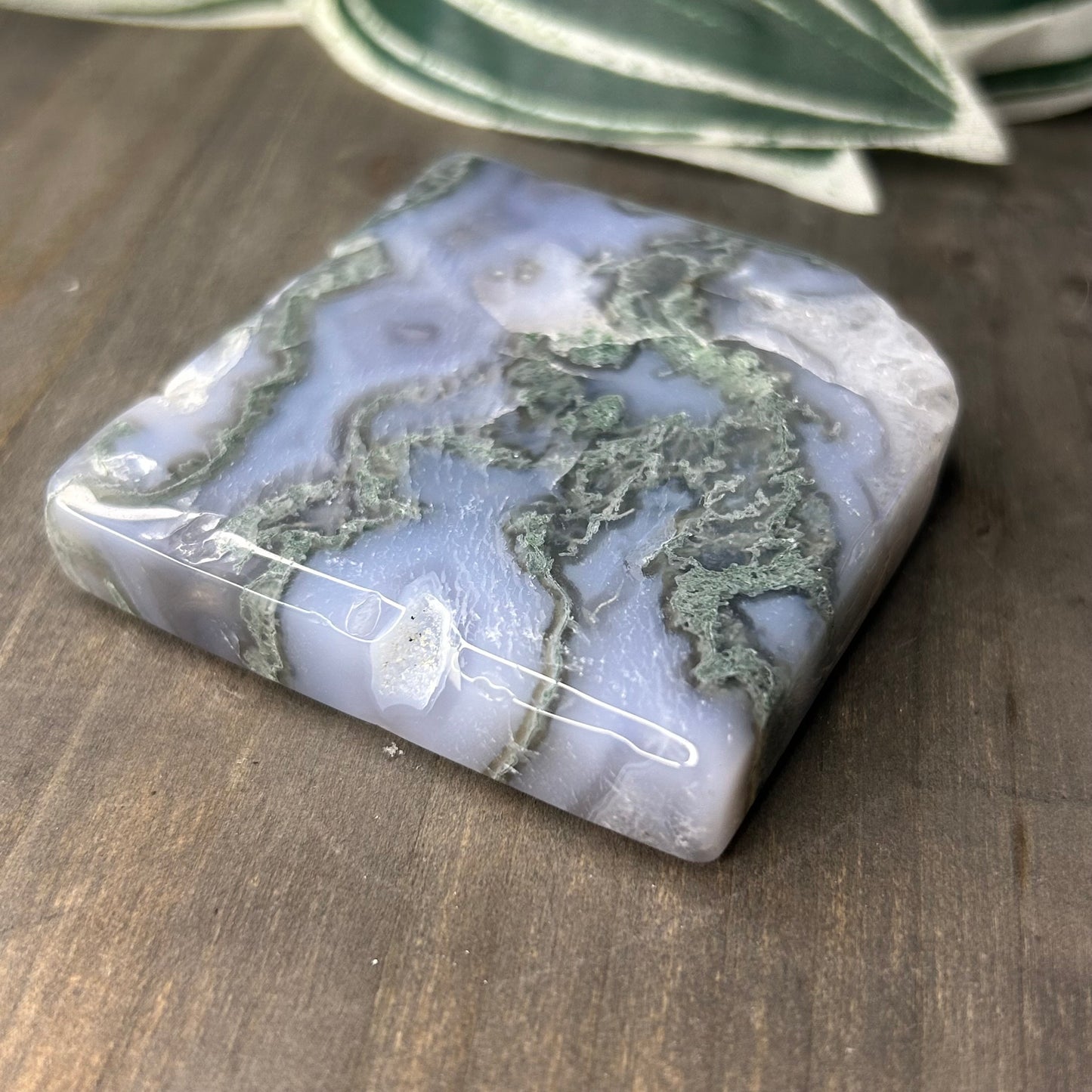 moss agate slab