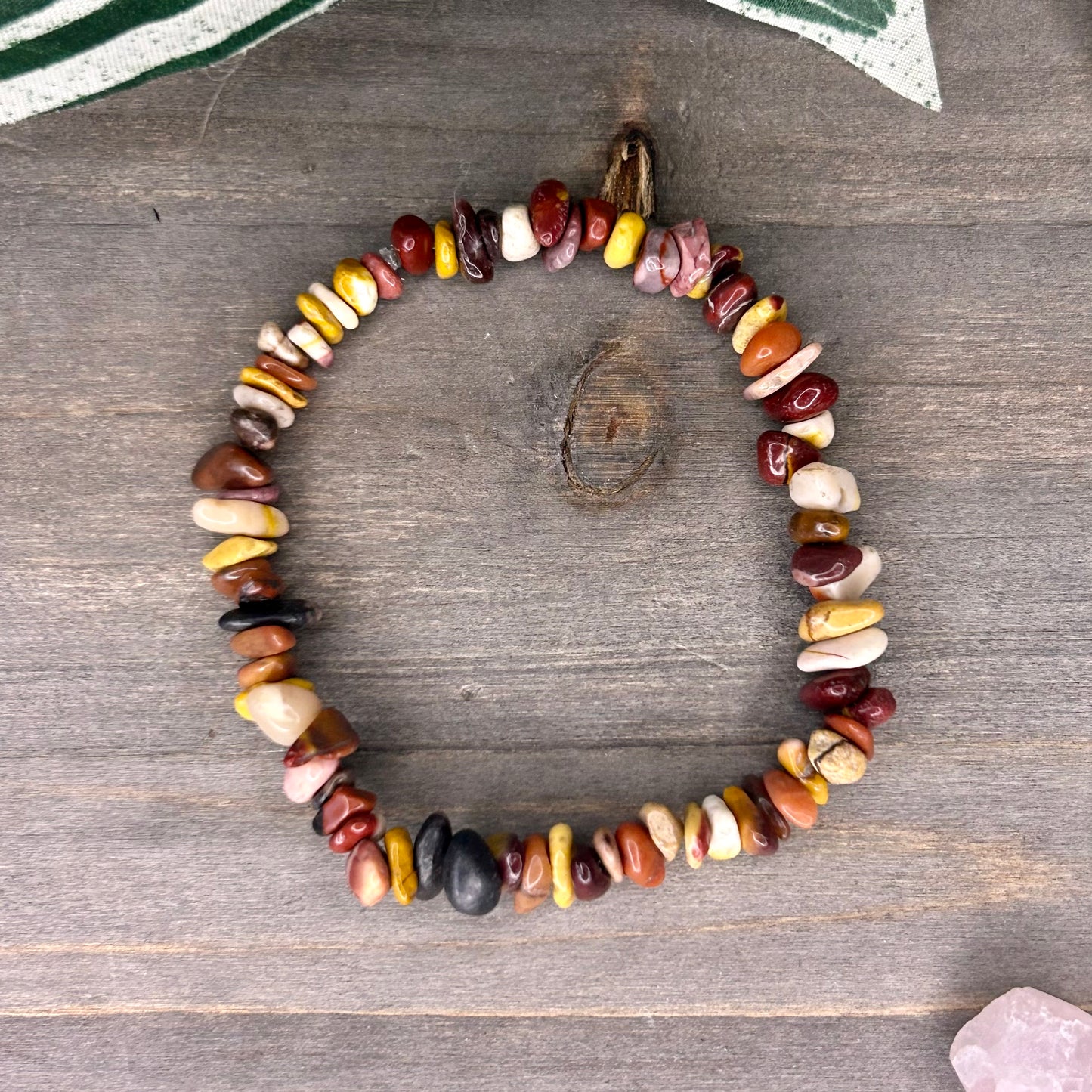 mookaite chip bracelet