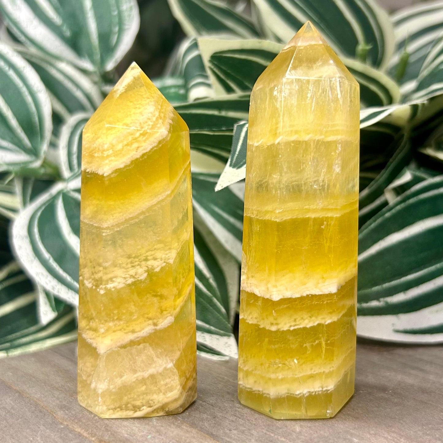 yellow fluorite tower