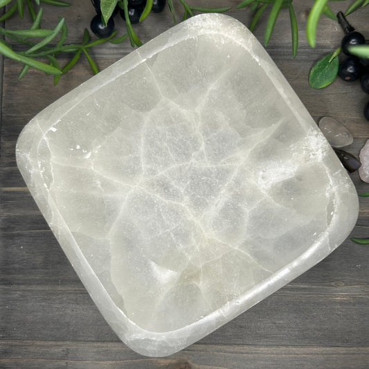 XL selenite bowl