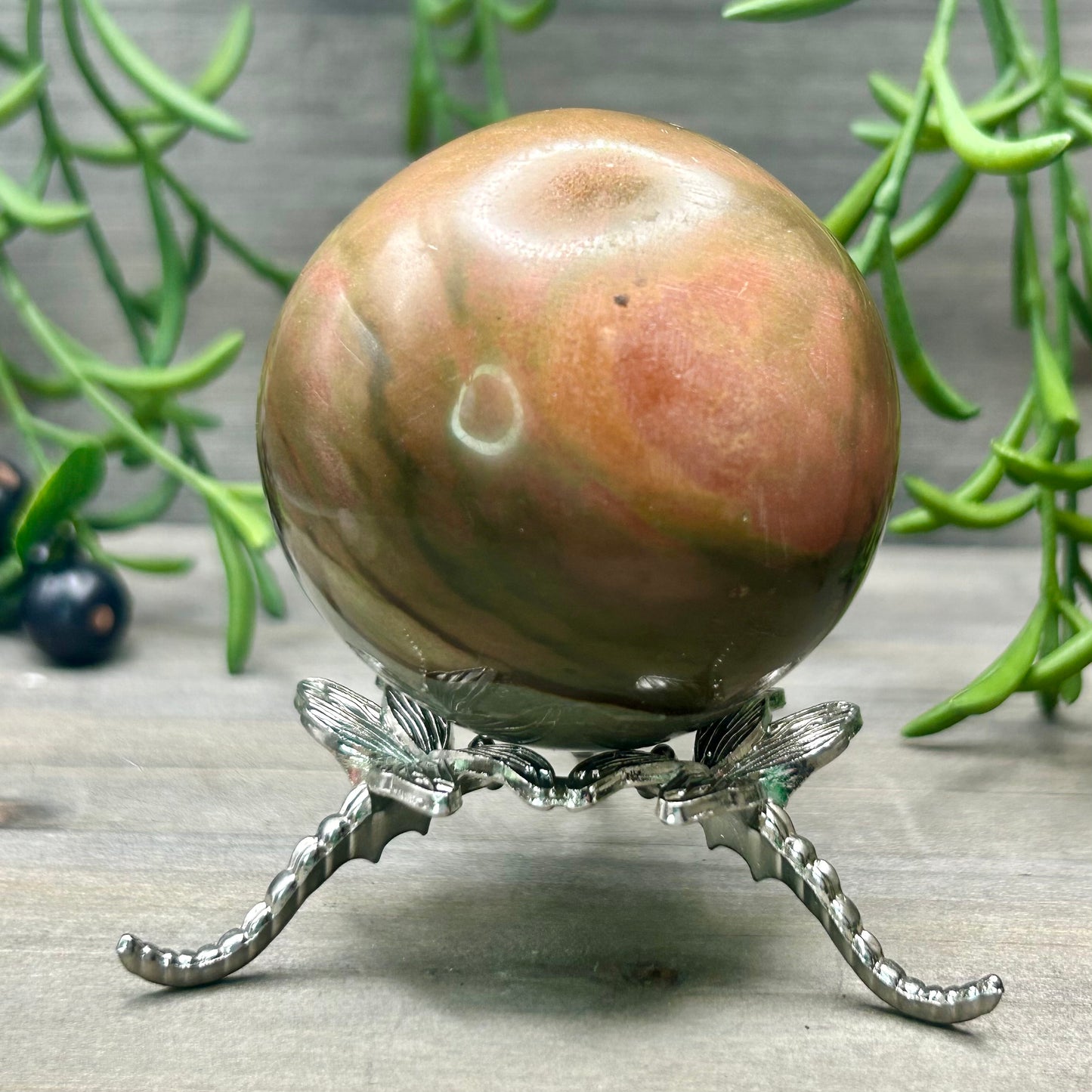 polychrome jasper sphere