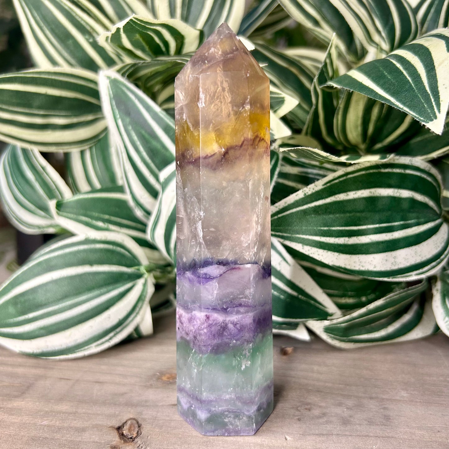 large fluorite tower