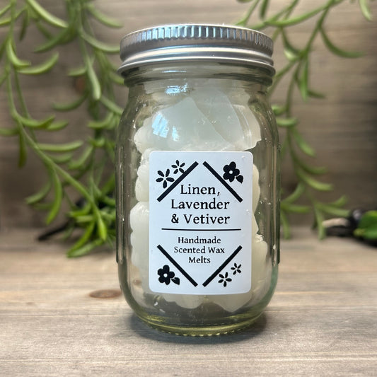 linen, lavender & vetiver wax melts