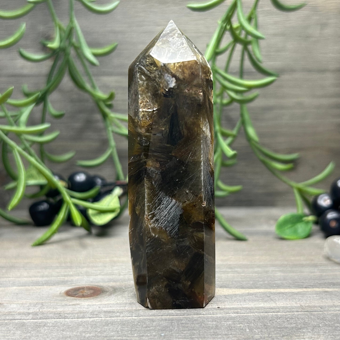 yellow mica tower