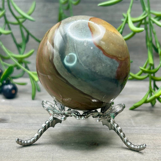 polychrome jasper sphere