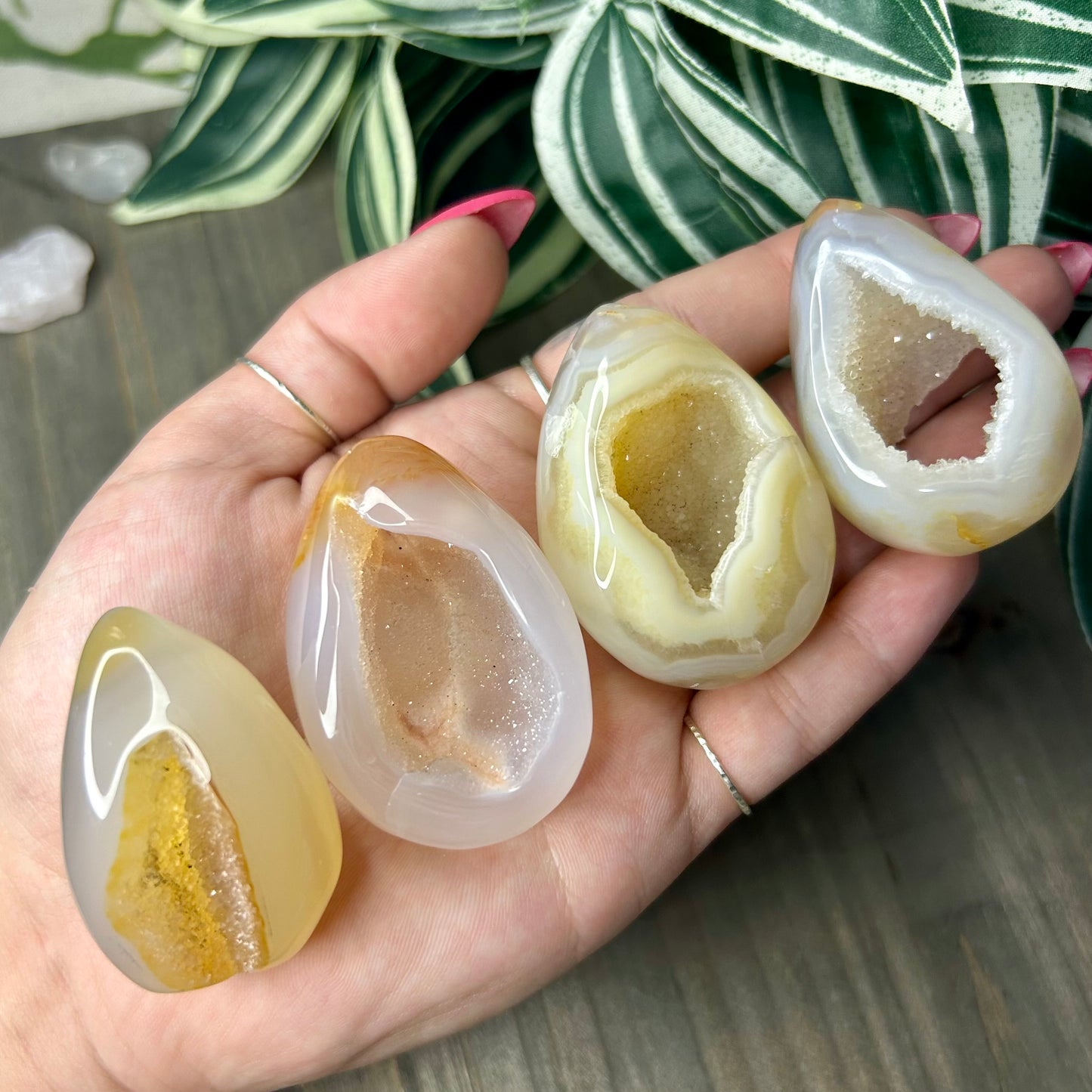 druzy agate egg