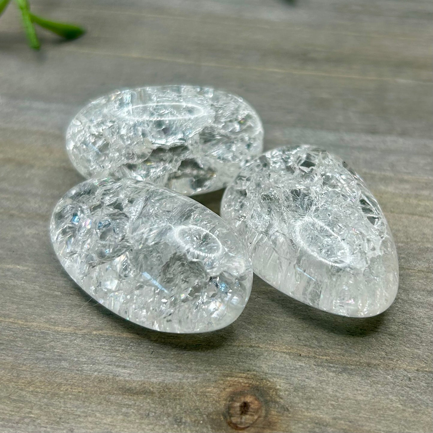 crackle quartz tumble