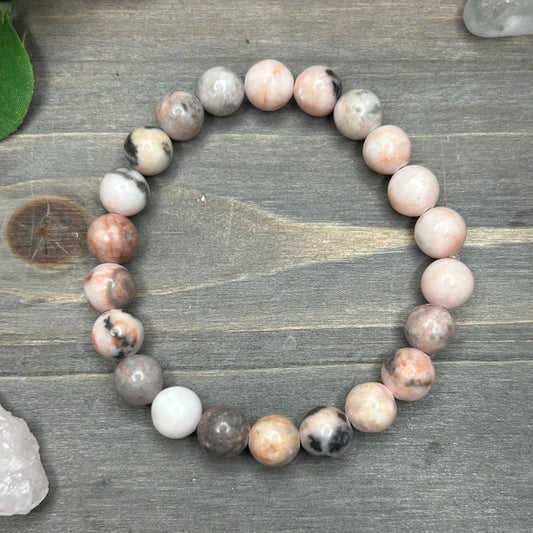 pink picasso jasper bracelet