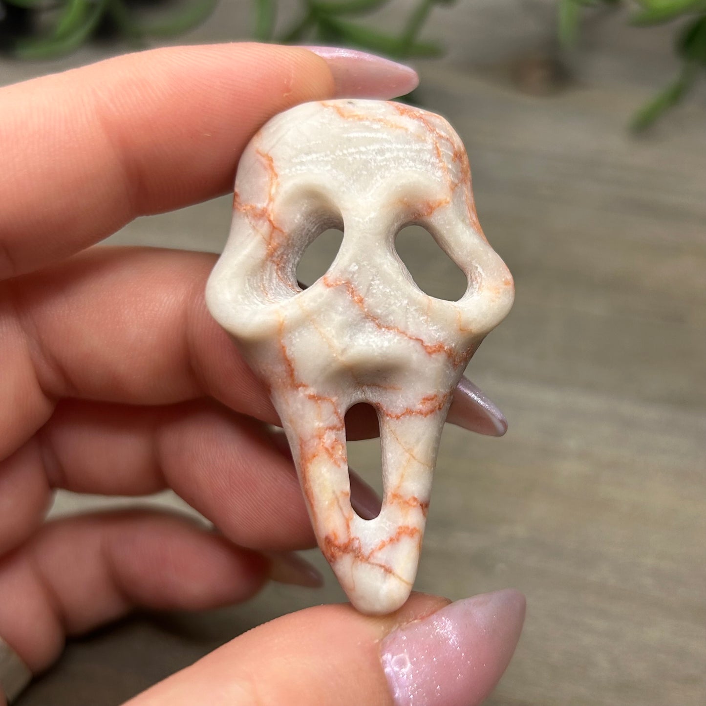 red vein jasper scream mask