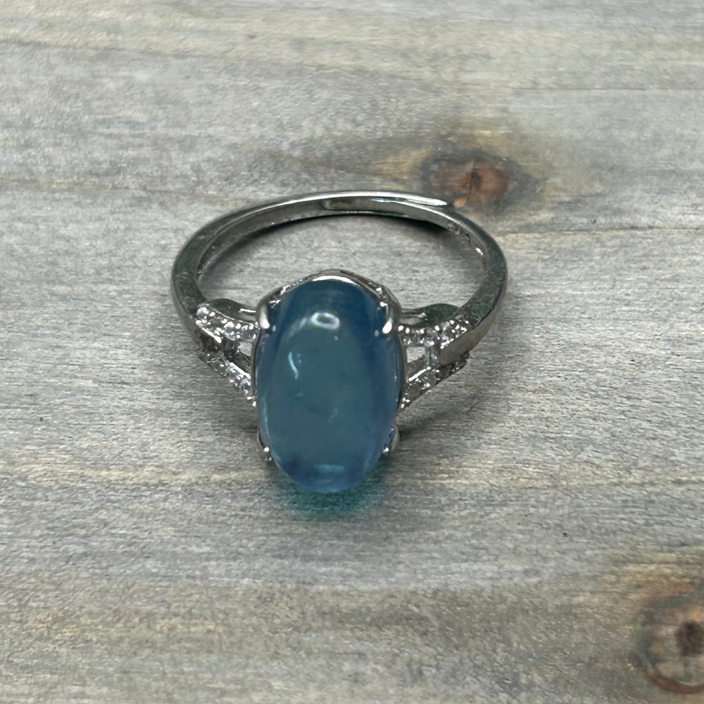 aquamarine ring (S925)