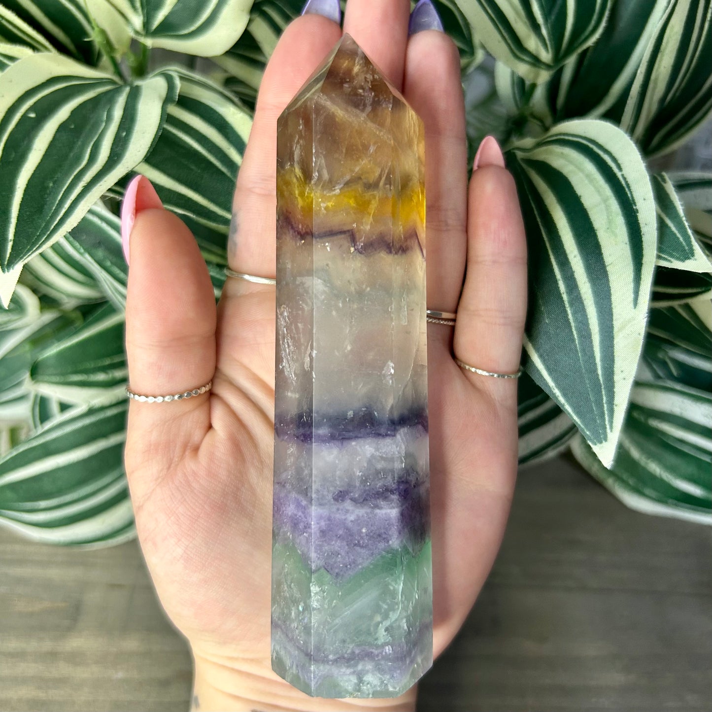 large fluorite tower