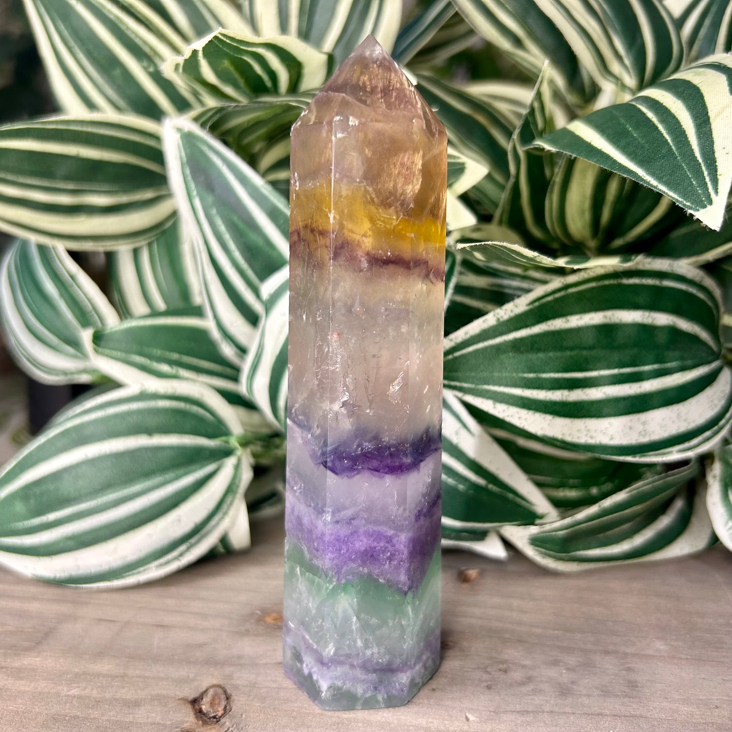 large fluorite tower