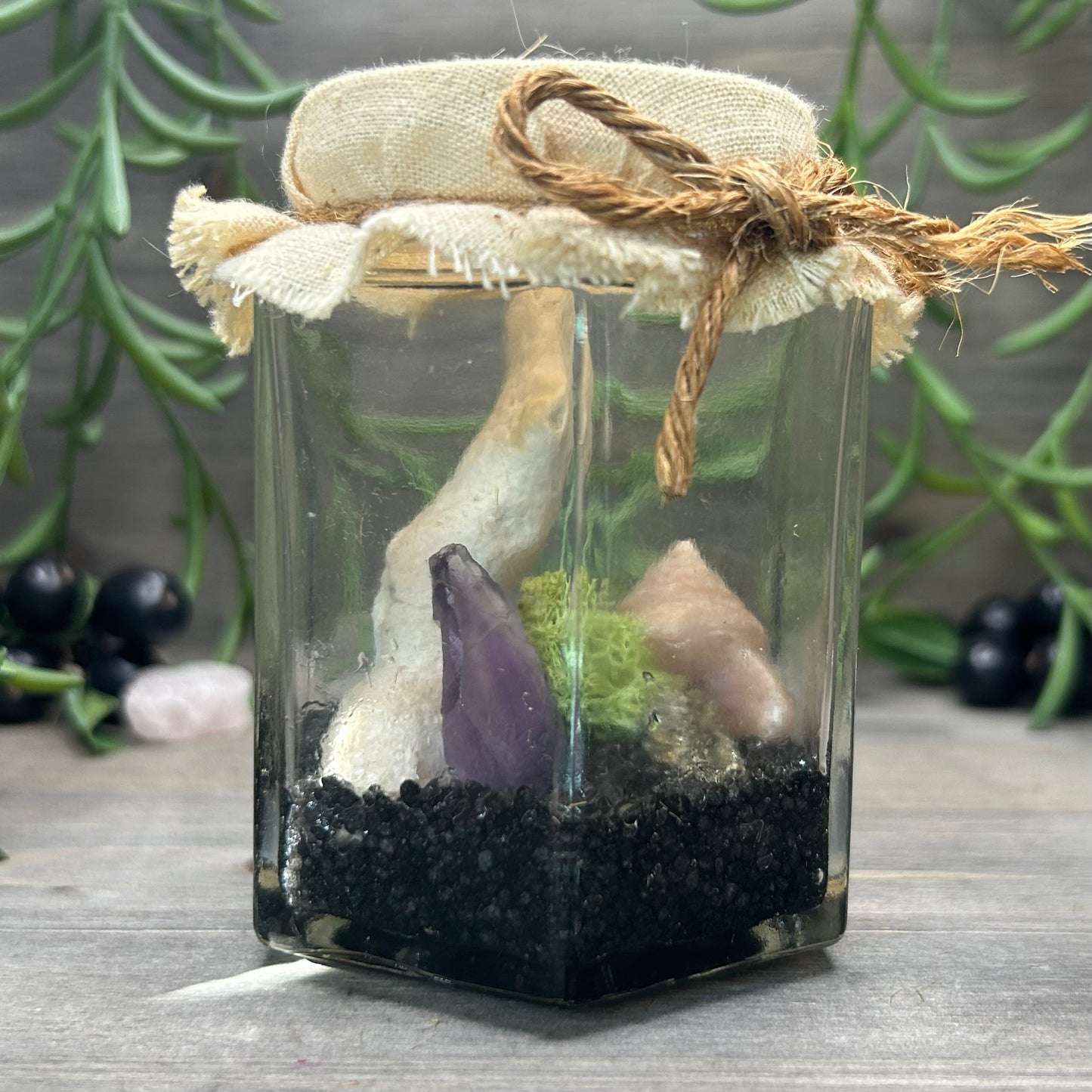 ocean themed terrarium