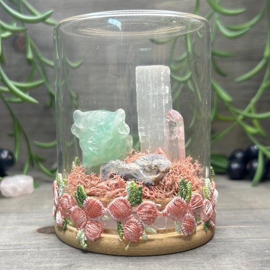 fluorite cow terrarium