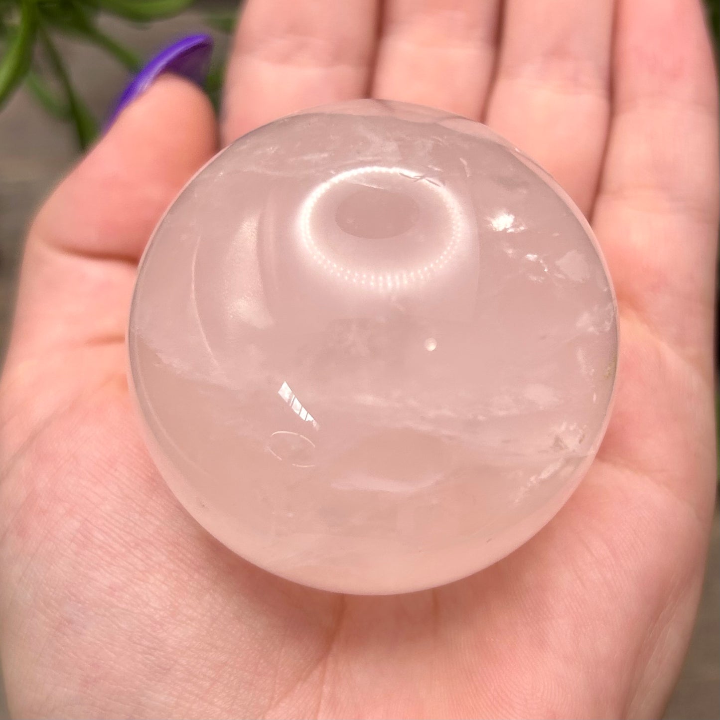 rose quartz sphere