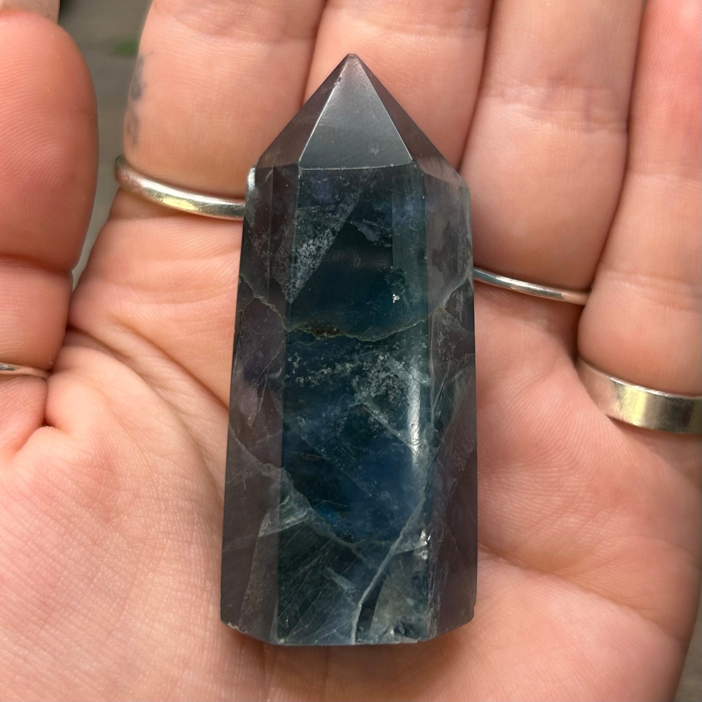 blue fluorite tower