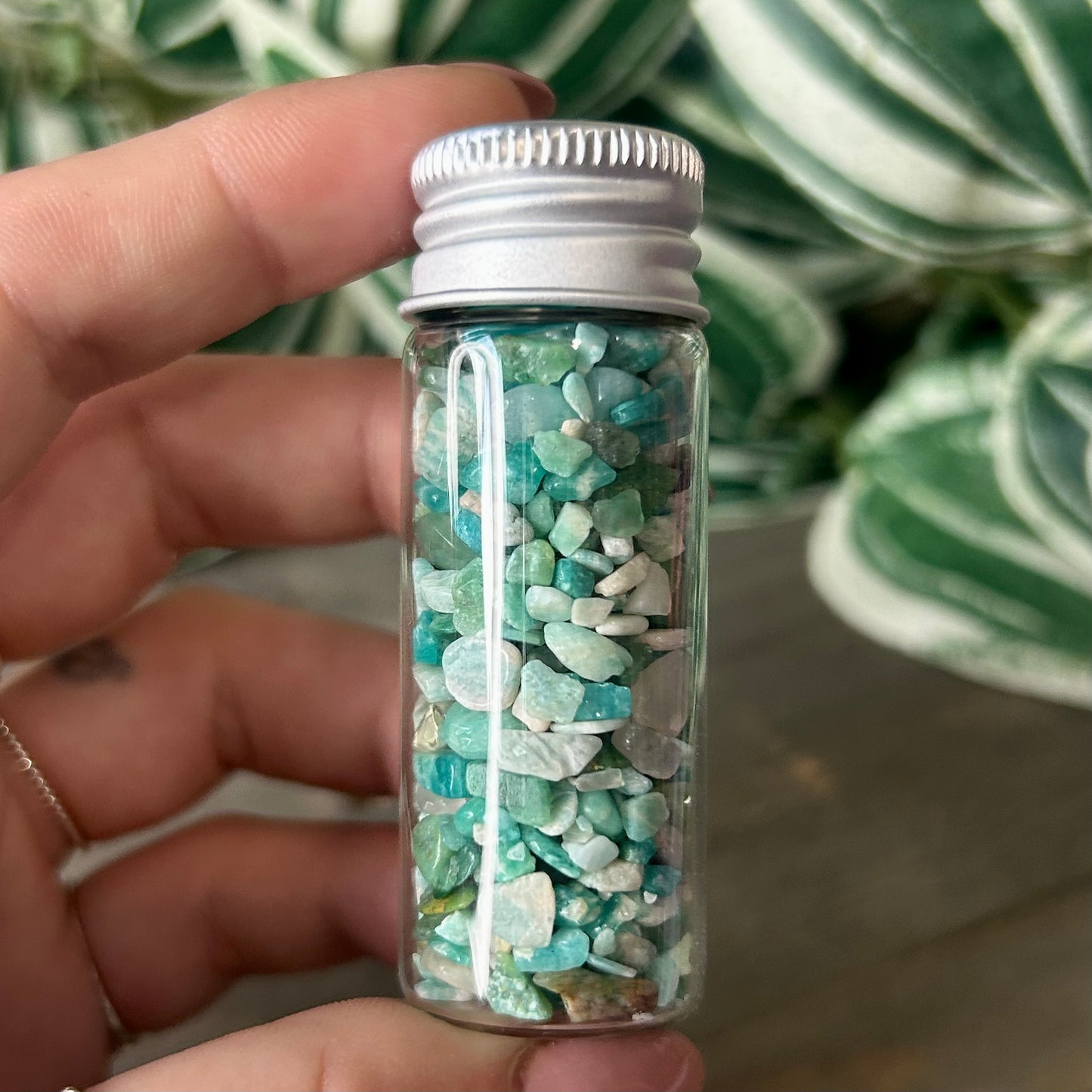 amazonite chip bottle