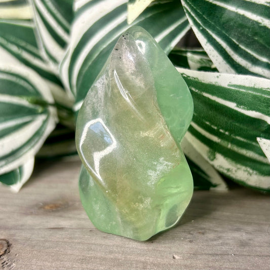 green fluorite flame