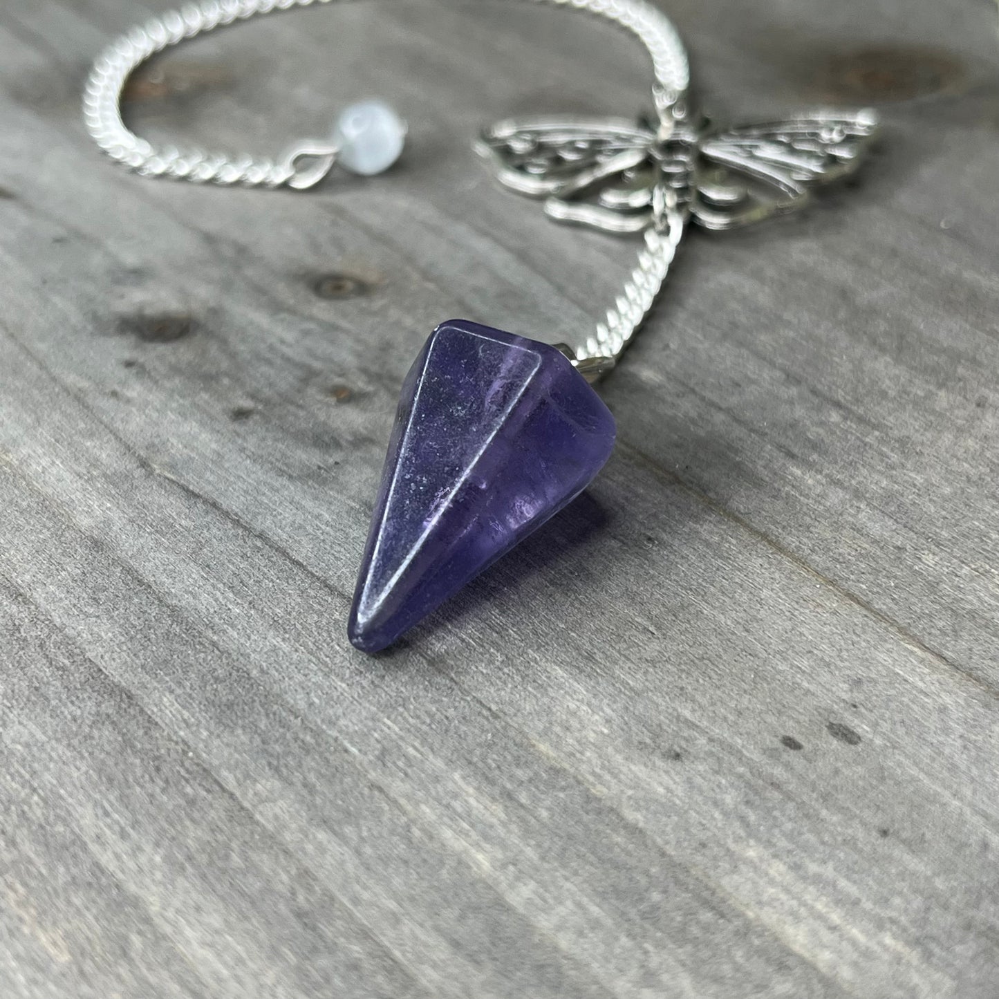 purple fluorite pendulum