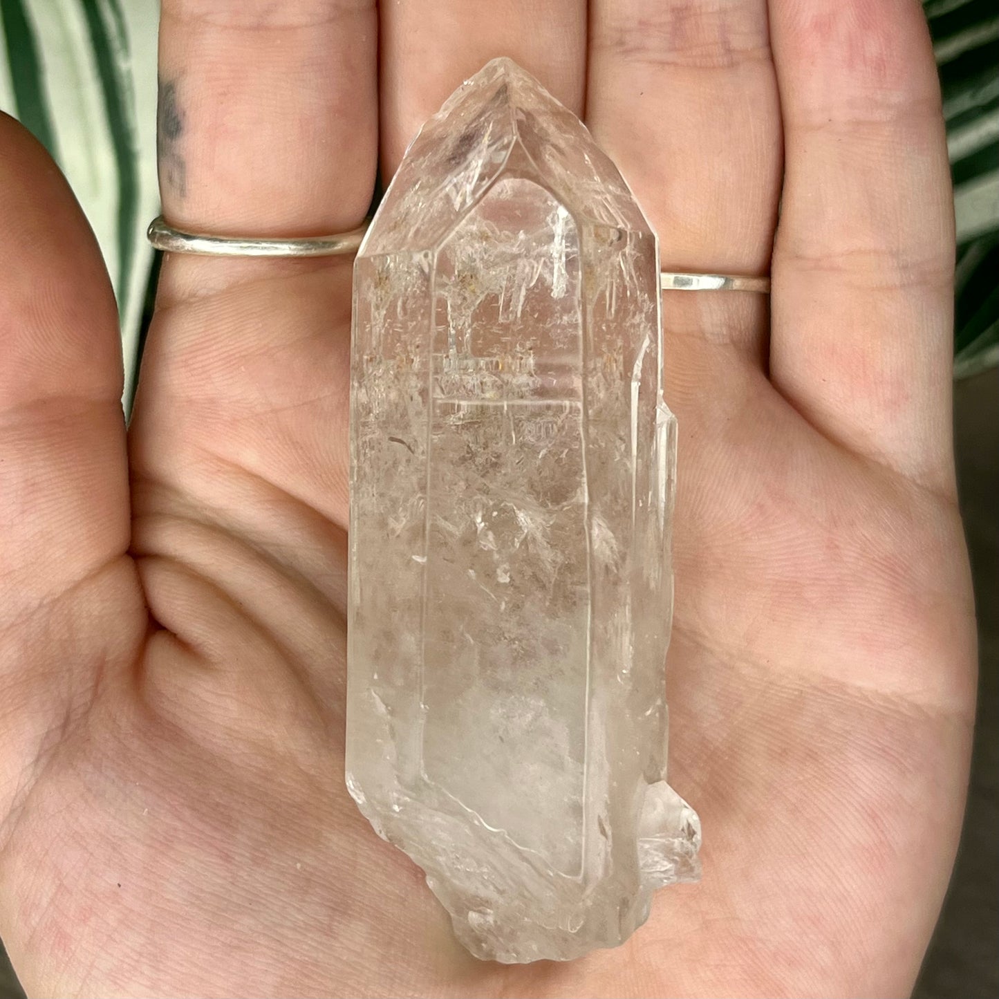 clear quartz point