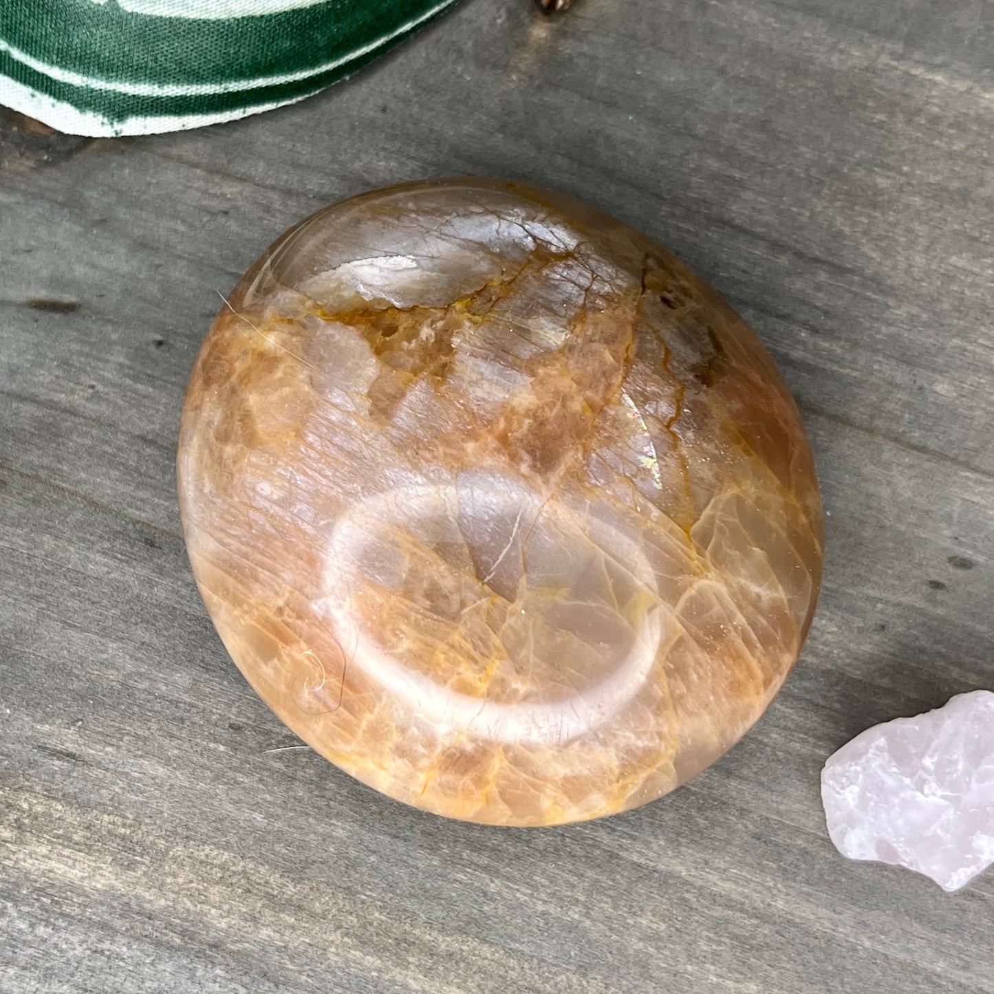 peach moonstone palmstone