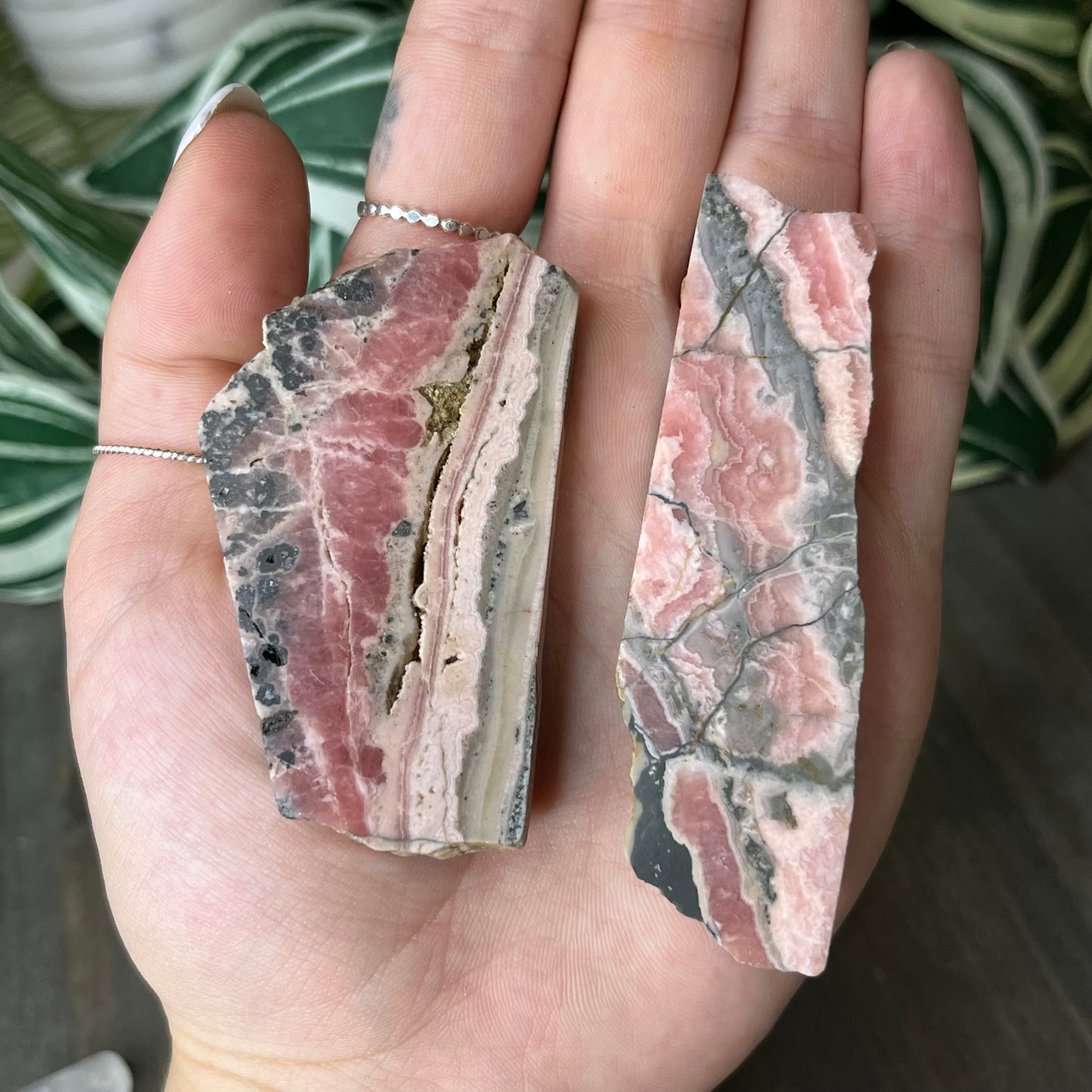 medium rhodochrosite slab