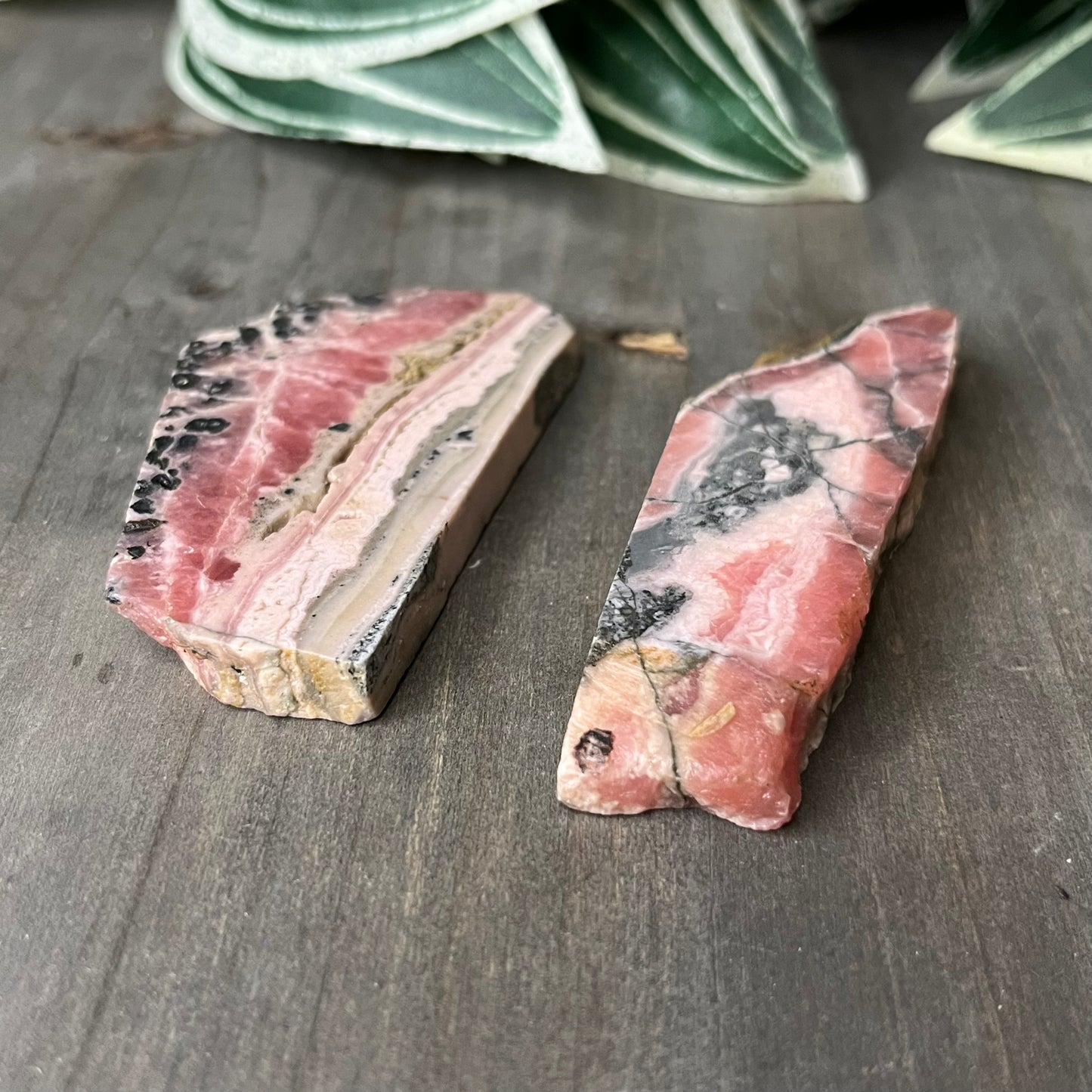 medium rhodochrosite slab