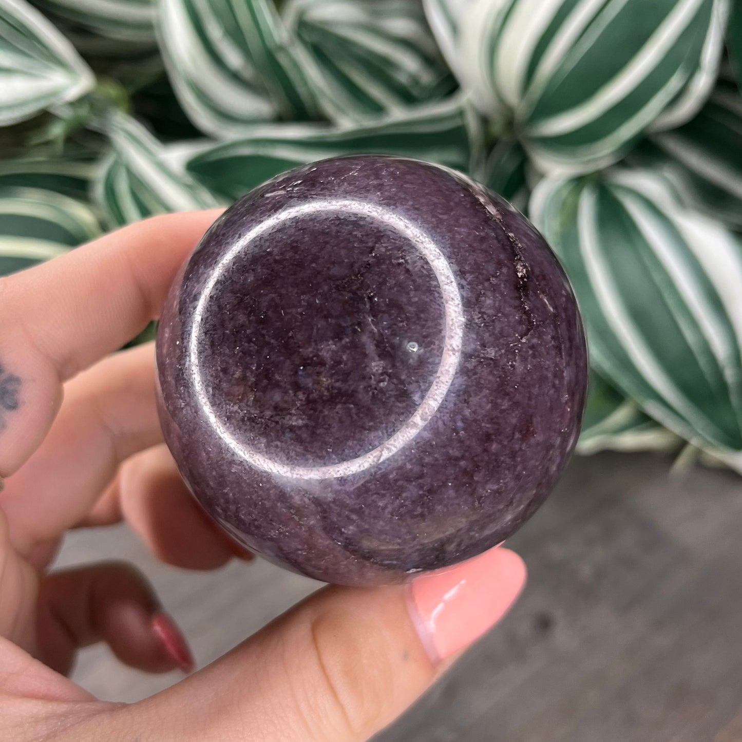 lepidolite sphere