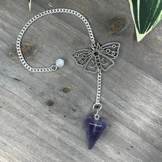 purple fluorite pendulum