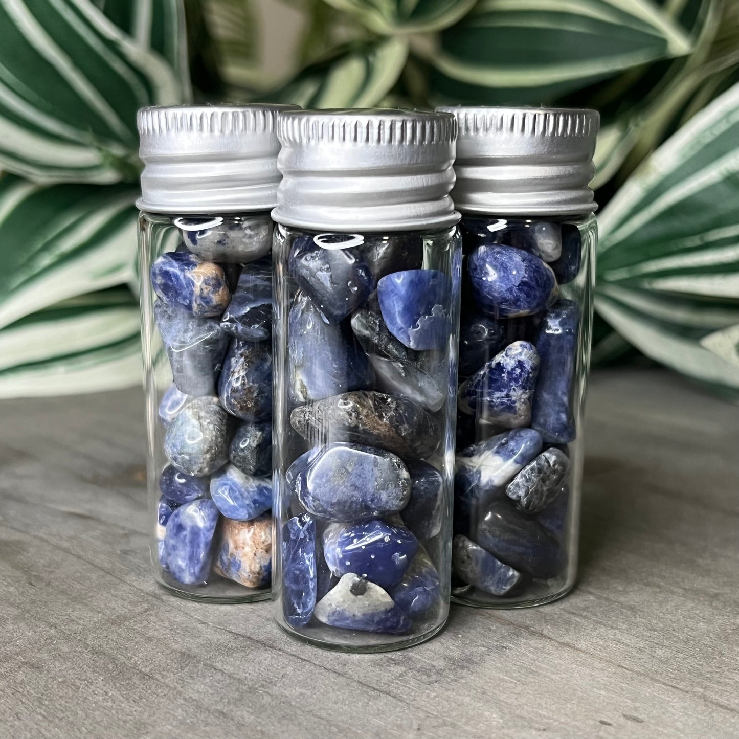 sodalite chip bottle