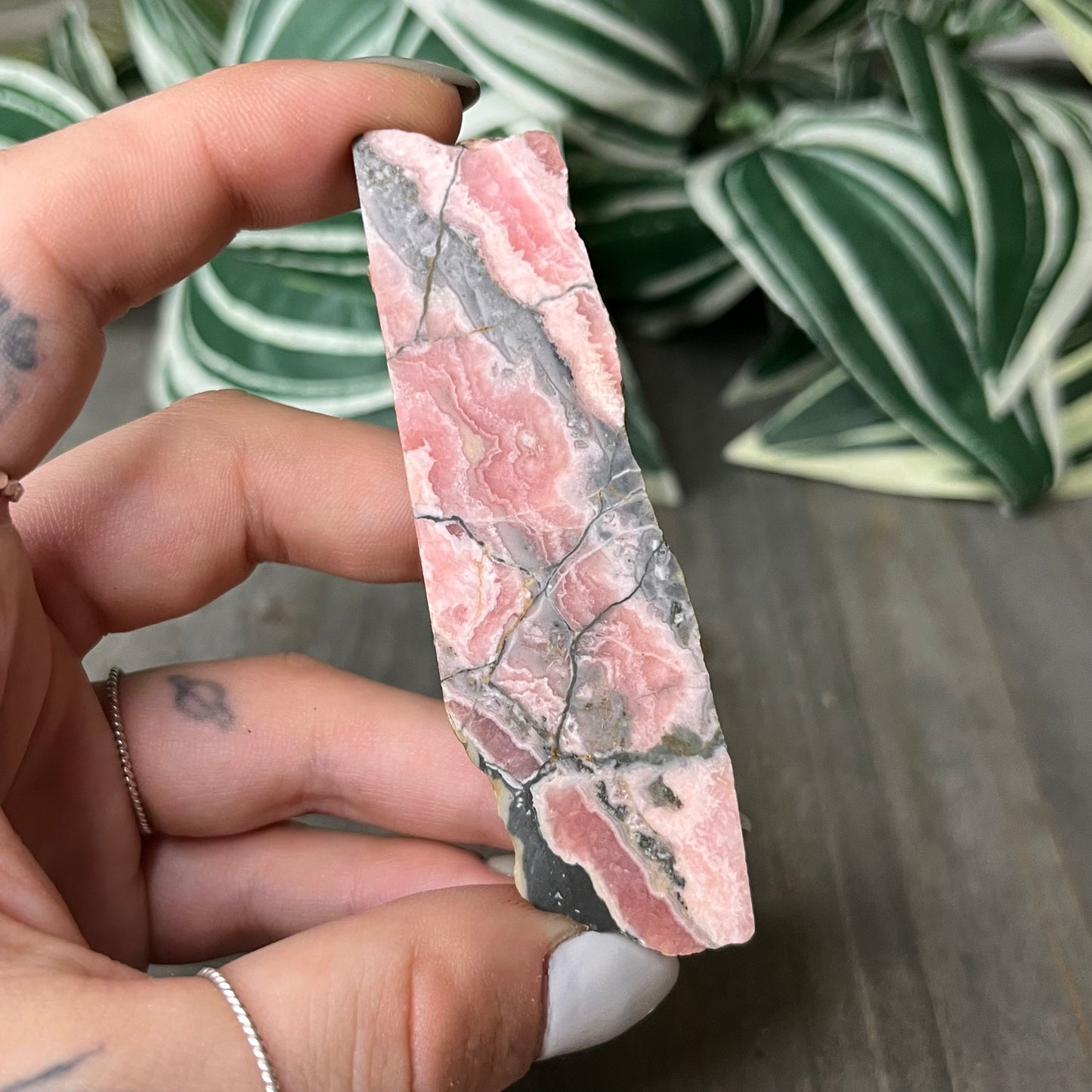 medium rhodochrosite slab