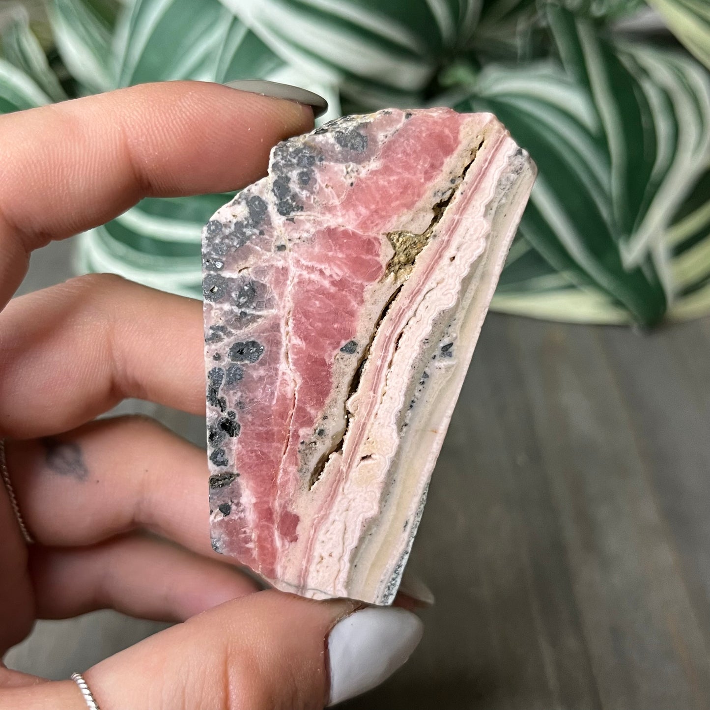 medium rhodochrosite slab