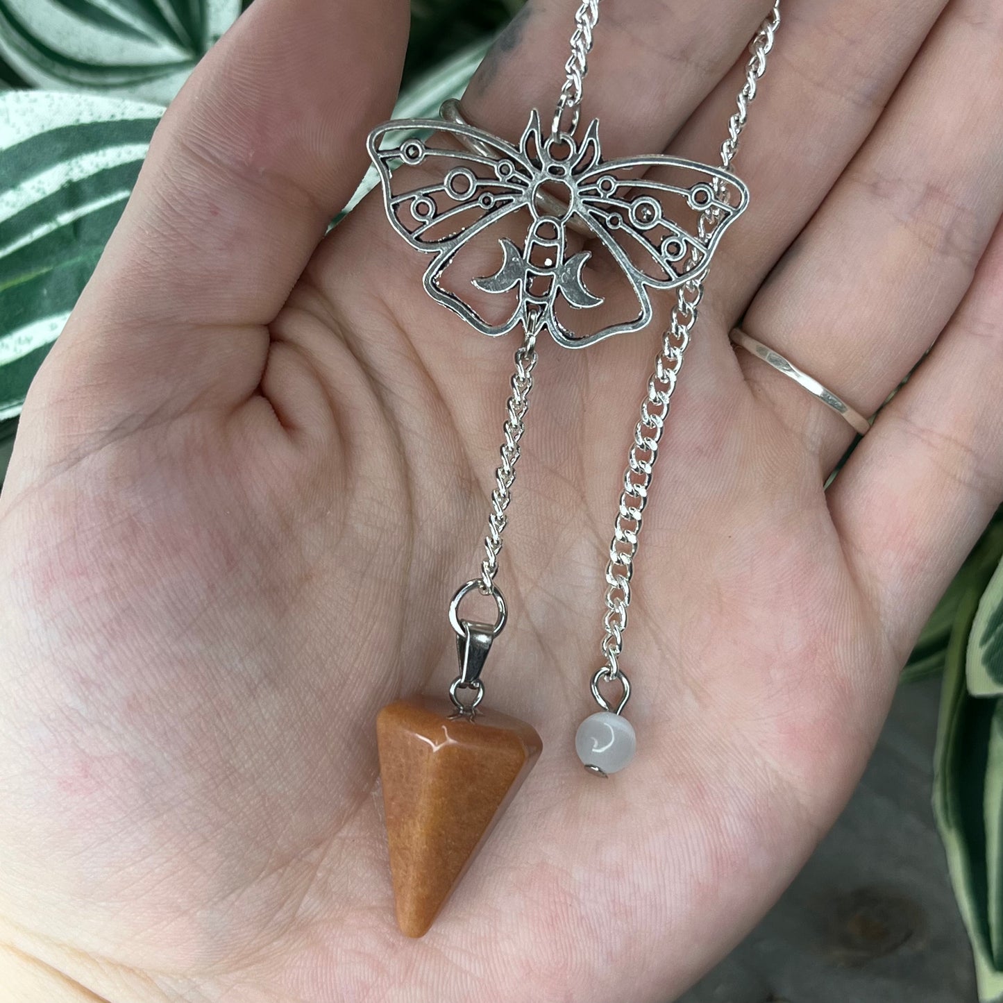 red aventurine pendulum