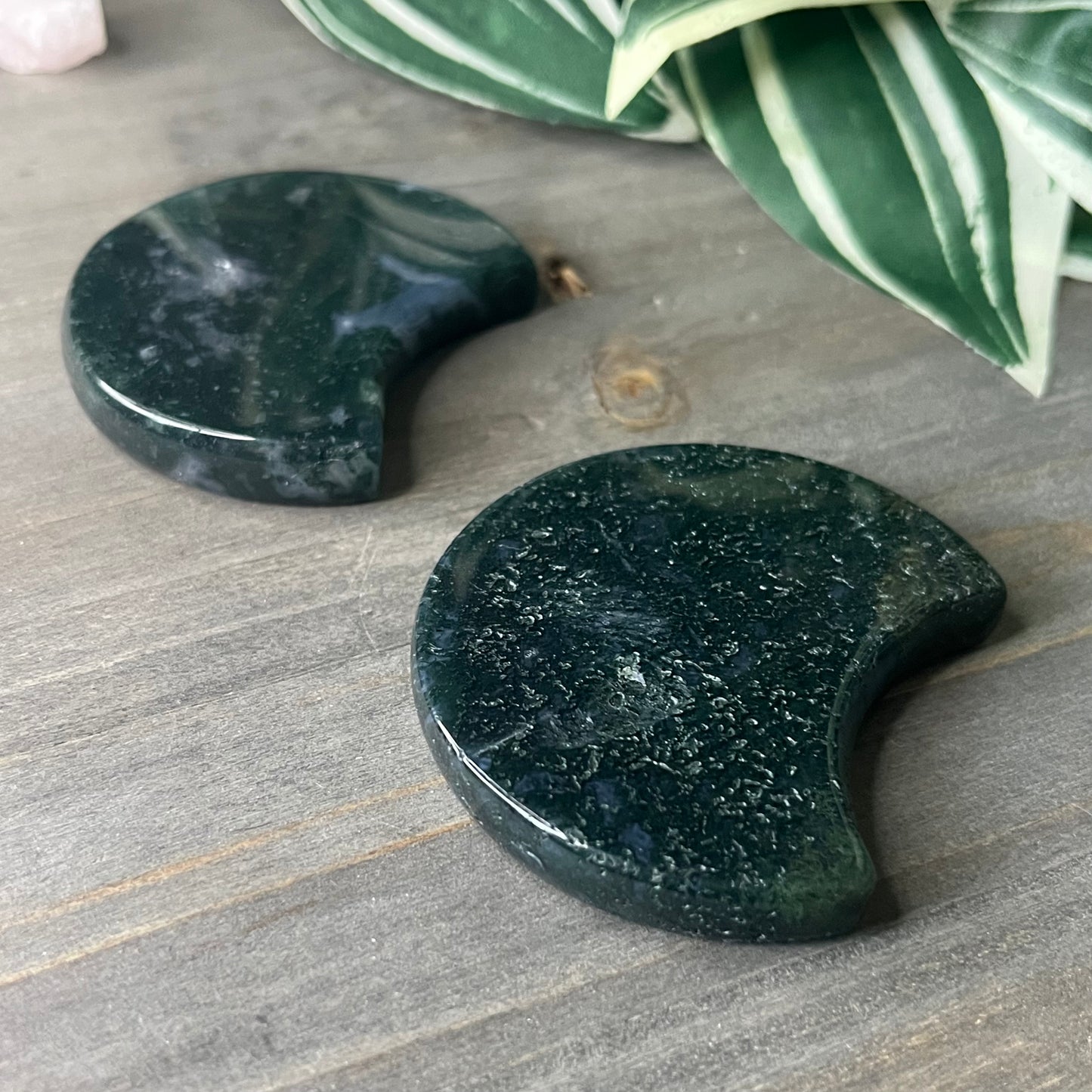 moss agate moon