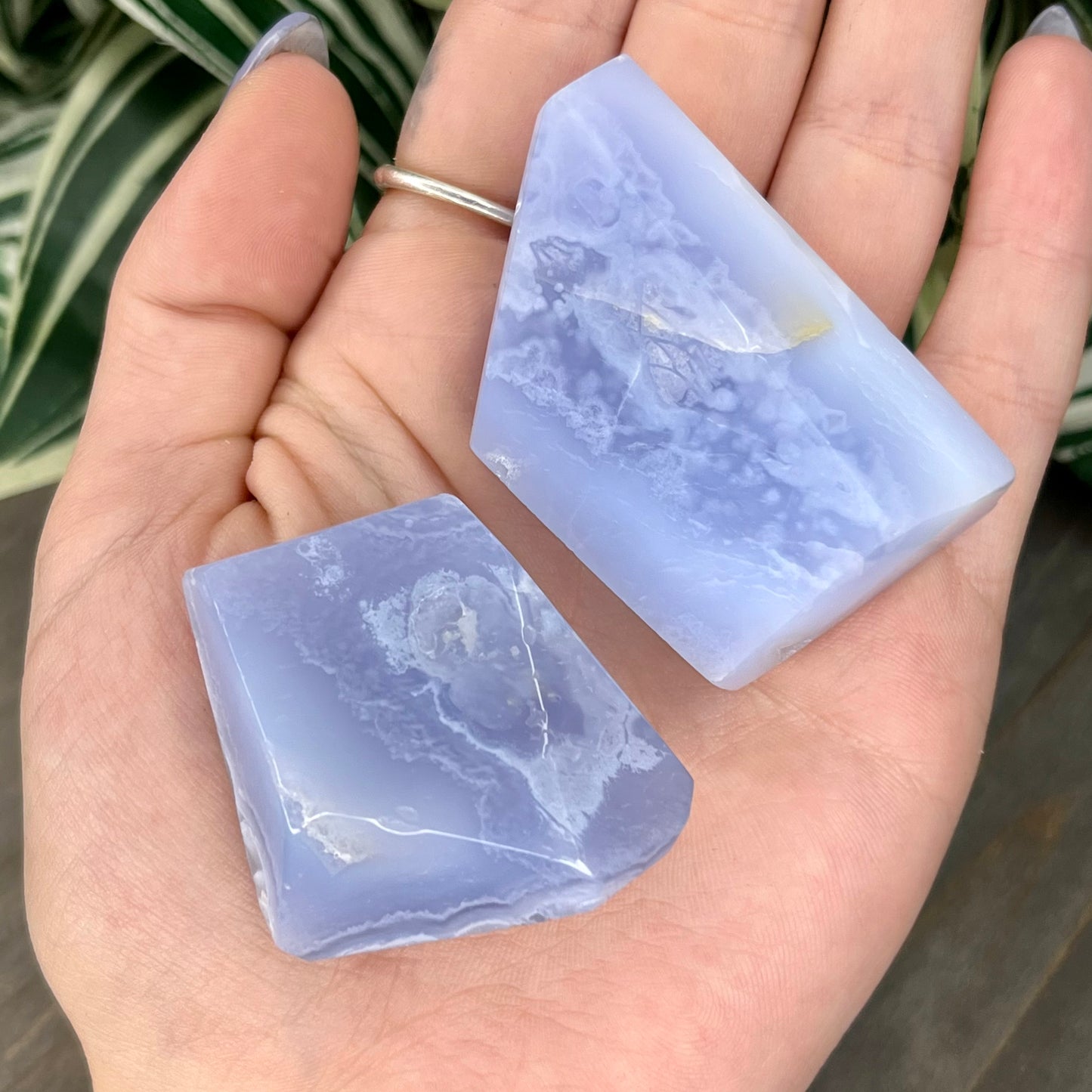 blue lace agate freeform