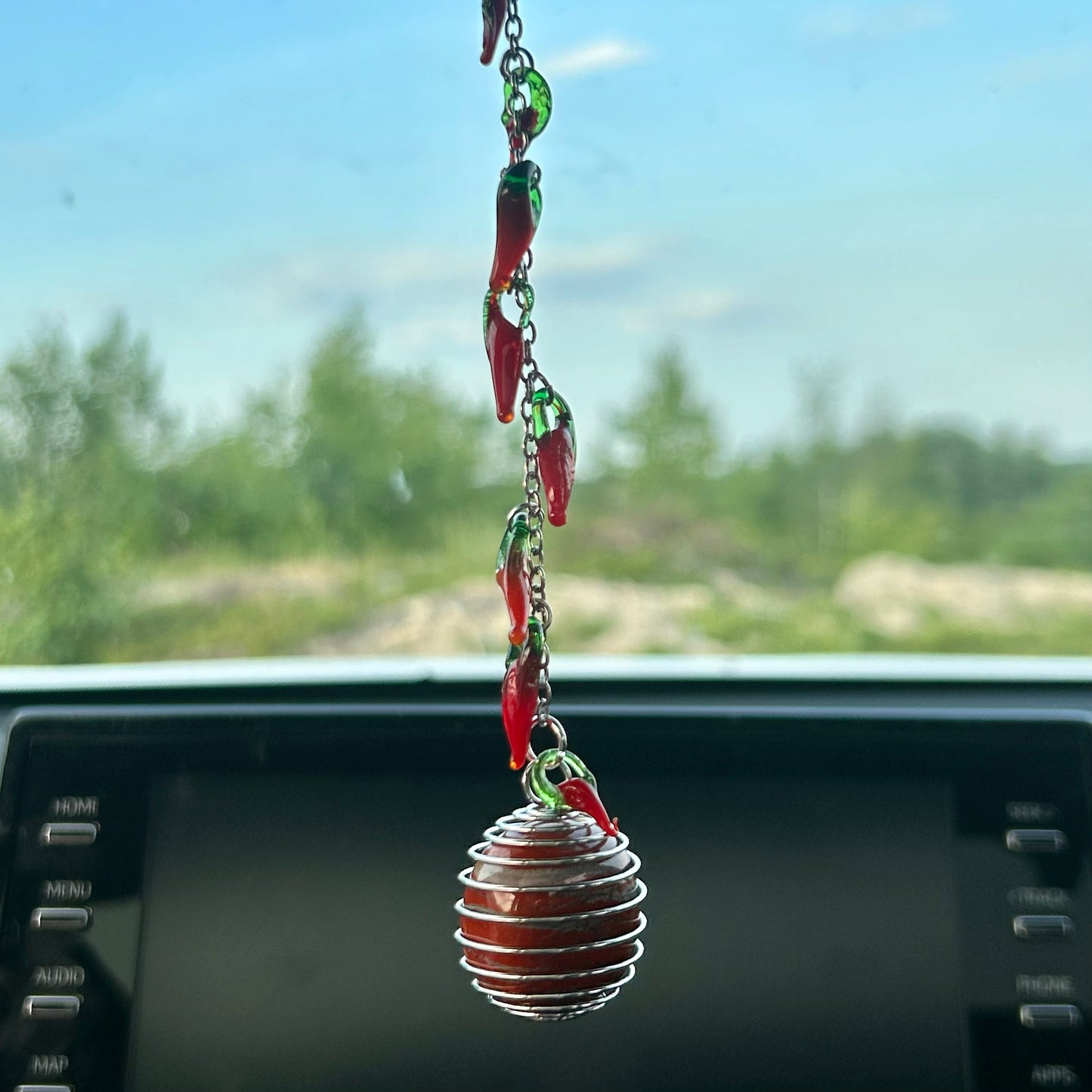 cornicello car charm