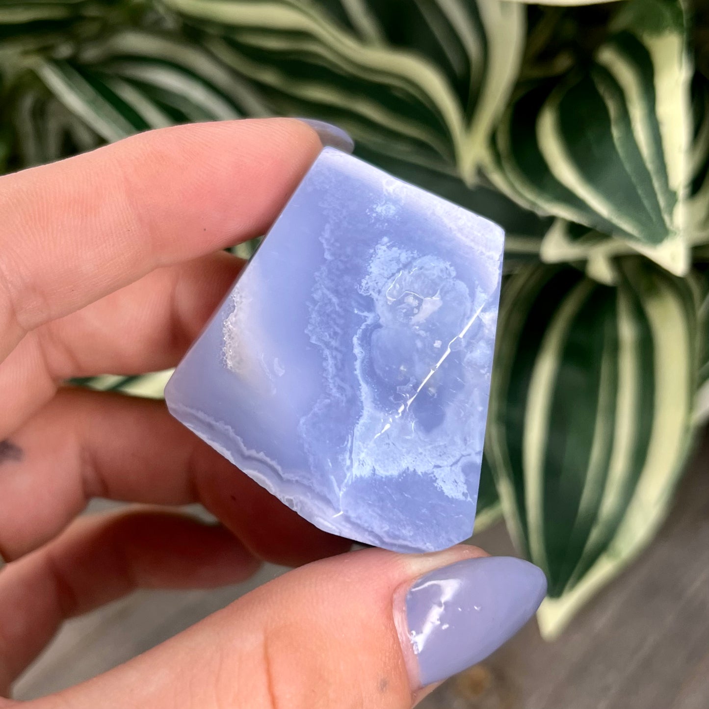 blue lace agate freeform