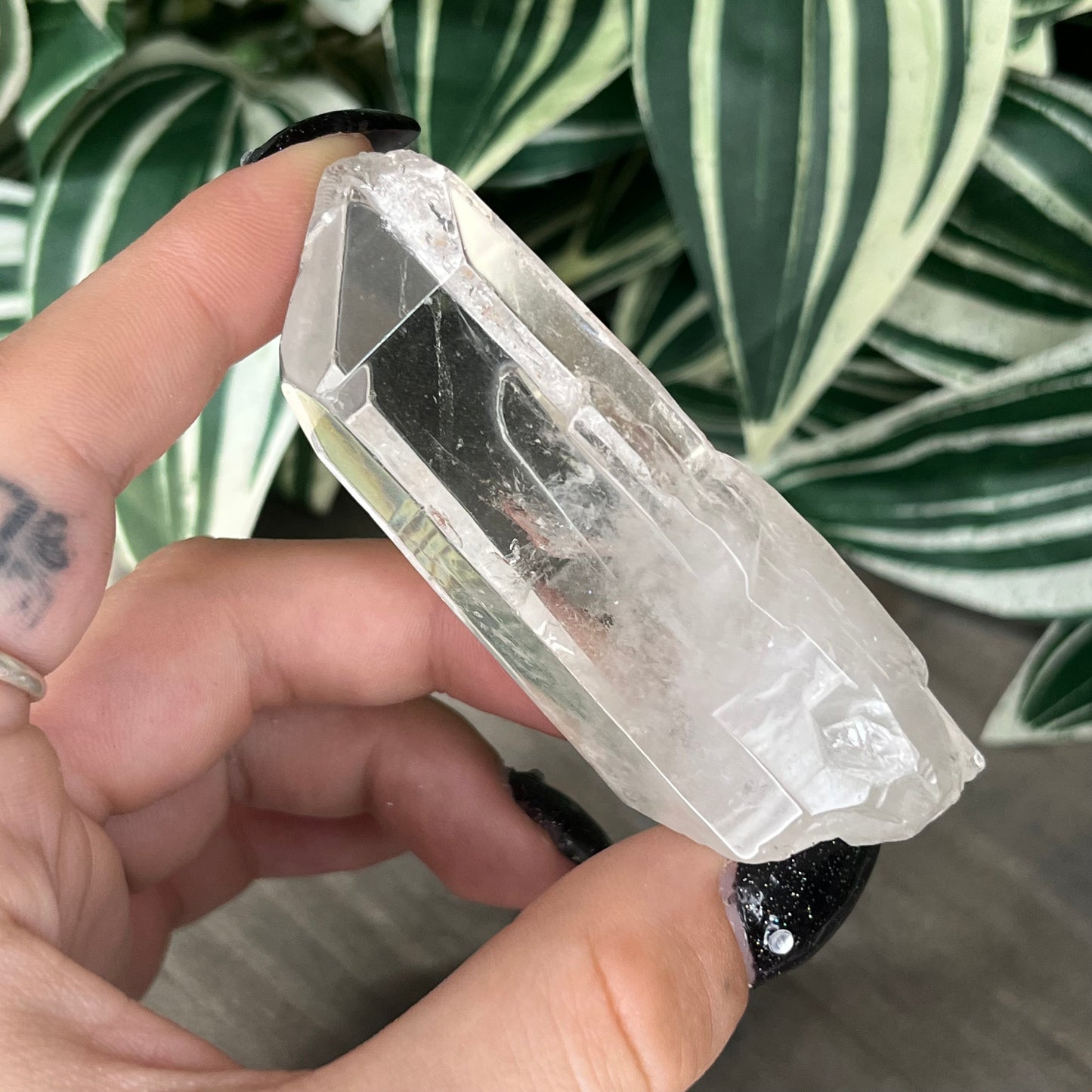 clear quartz point