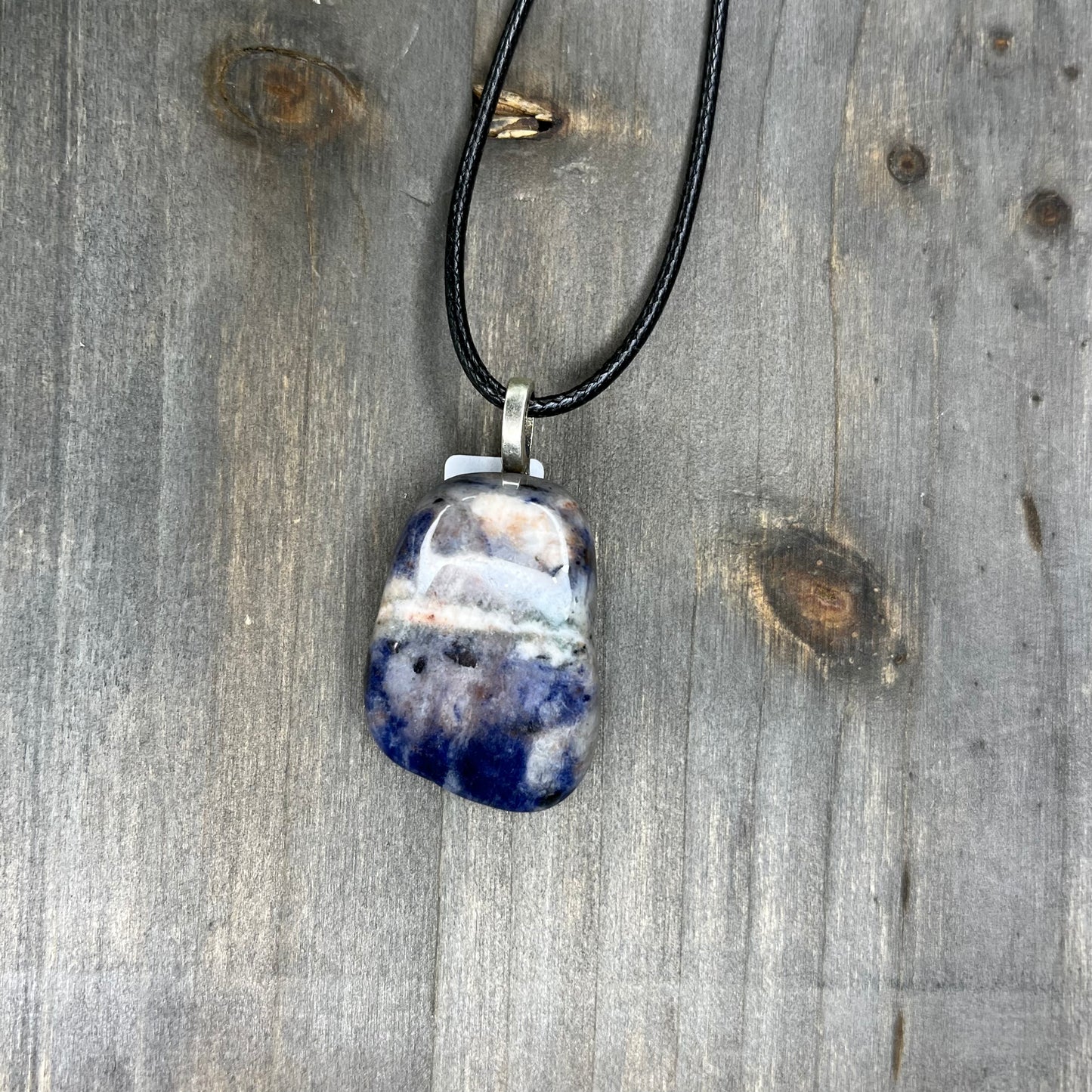 crystal tumble necklace