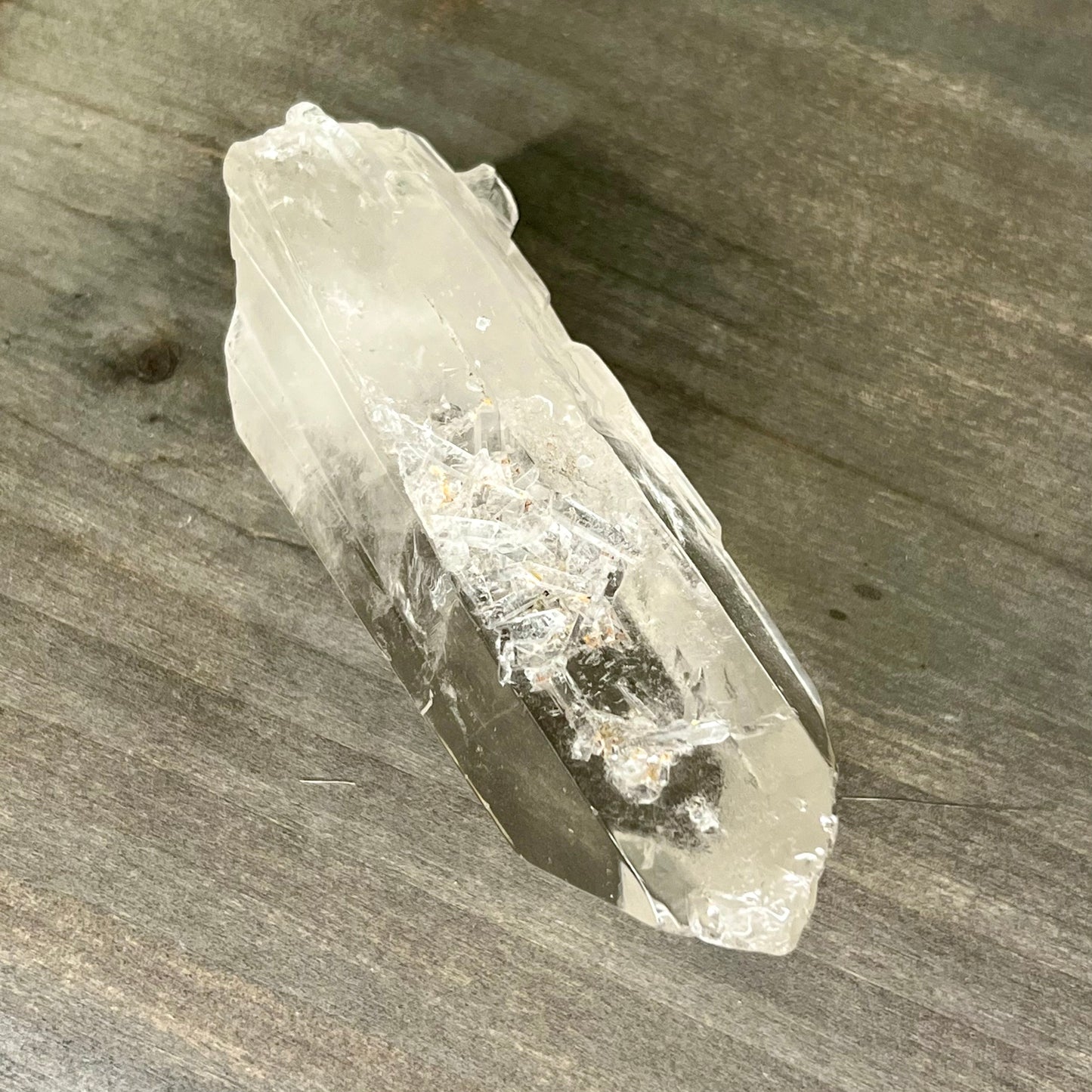 clear quartz point